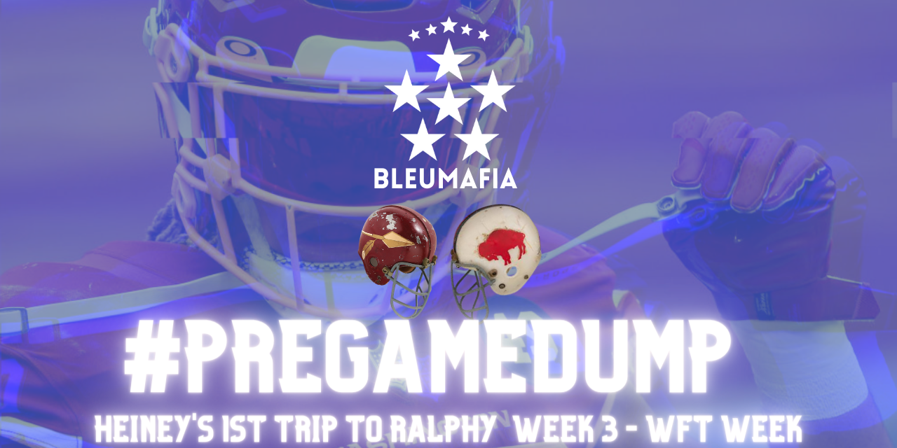 #PREGAME DUMP – Heineys 1st Trip to Ralphy – WFT Week