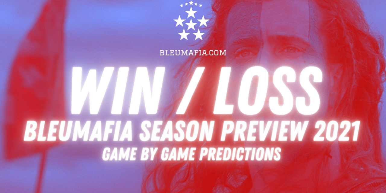 Bleumafia Game by Game Season Preview 2021