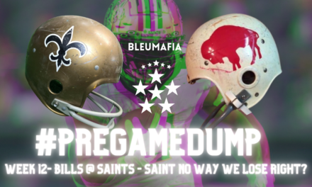 #PREGAMEDUMP – Week 12 – Saint No Way We Lose This One Right?