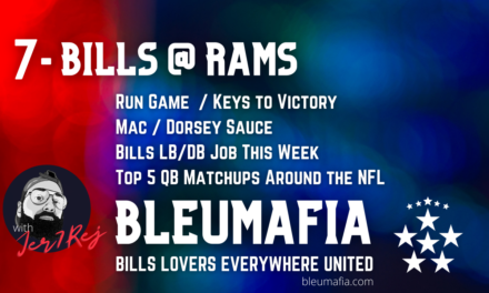 #BLEUMAFIA Ep 7 – Game Week – Bills @ Rams | Top 5 QB Matchups Around the NFL