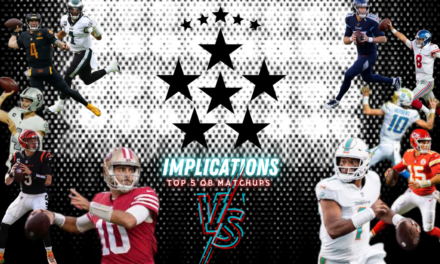 WEEK 13 – IMPLICATIONS Top 5 QB Matchups