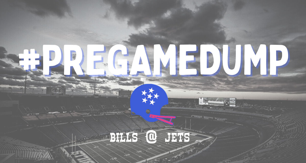 #Pregamedump Week 1 – Jets